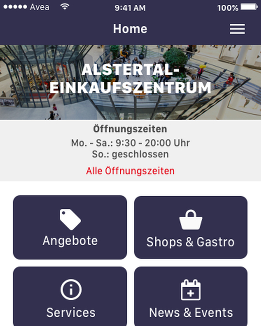 UX Optimierungen der ECE Einkaufszentren Apps